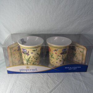 lenox pimpernel mug set NIB (w2764)